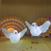 Lampe de chevet LED en vinyle en forme de colombe de la paix, pour chambre/étude, cadeau d'anniversaire/festival pour enfants, transfrontalier