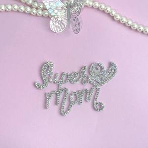 Haute qualité bonne fête des mères perles reine gâteau décoration fête fournitures pour joyeux anniversaire reine décoration de gâteau - Product Image 3