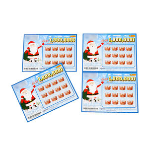 Chine force impression usine carte à gratter billets <span class=keywords><strong>de</strong></span> loterie en ligne (sans TVA) Recyclable <span class=keywords><strong>personnalisé</strong></span> gratter billets <span class=keywords><strong>de</strong></span> loterie - Product Image 5