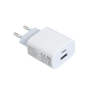 อุปกรณ์ป้องกันคลื่นแม่เหล็กไฟฟ้า PD20W EU อะแดปเตอร์แปลงไฟแบบสองพอร์ต USB A+C ชาร์จเร็ว ปลอดภัย ป้องกันการรบกวน - Product Image 3