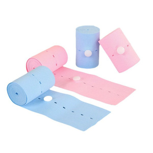 Cinturón de monitorización fetal reutilizable con botón, correa elástica para uso obstétrico en hospitales y exámenes prenatales, rosa y azul opcional - Product Image 2