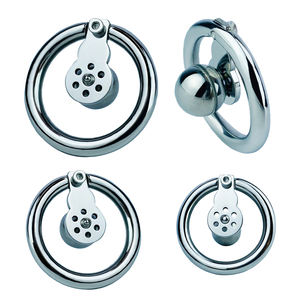 Fabriek <span class=keywords><strong>Hot</strong></span> Selling Frrk Totaal Hoge 24Mm 304 Roestvrijstalen Kooi Apparaat Kuisheidsgordel Voor Mannen - Product Image 1