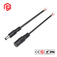 Wasserdichter DC5521 Einbau-Steckverbinder 5,5x2,1mm DC-Stromanschluss Buchse Stecker für Outdoor LED-Streifenbeleuchtung