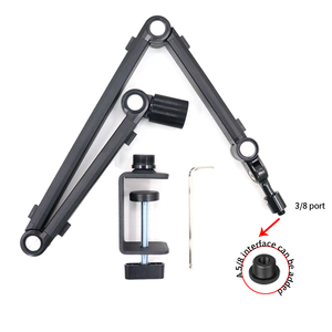 Phòng Thu Chuyên Nghiệp Microphone Đứng Có Thể Điều Chỉnh Kim Loại Bùng Nổ Cánh Tay Cho Overhead Ghi Âm Di Động Sử Dụng 360 Độ Xoay - Product Image 5