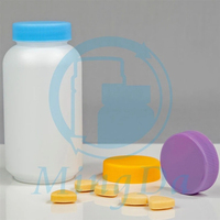 Botellas de Medicina de Plástico HDPE de 200 ml con Tapa de Rosca para Cápsulas, Softgels, Tabletas, Gomitas, Envases de Grado Alimenticio Personalizables