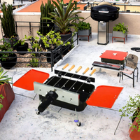 Fournitures chinoises pour barbecue, kit de qualité et pratique, livraison gratuite