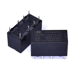 Relè DH4078-2CSL-DC5V per relè di comunicazione 2 forma c 5v 9v 12v 24v segnale relè di potenza 2a PCB