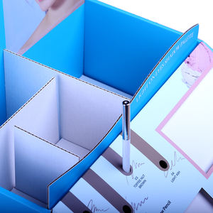 Gratis disesuaikan lipat konter atas karton rak Tampilan bahan kertas untuk kosmetik Makeup toko ritel promosi berdiri - Product Image 3