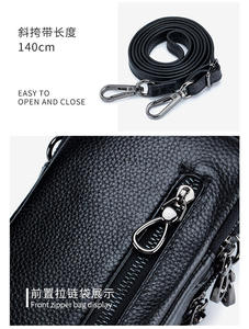 กระเป๋าสะพายข้าง AndoBag รุ่นเล็กสำหรับผู้หญิง แฟชั่นกระเป๋าใส่โทรศัพท์มือถือ ความจุมาก หนังวัวแท้ รุ่น 6535 - Product Image 6