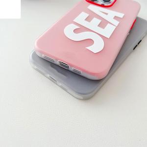 EU Trực Tiếp Vận Chuyển Hợp Thời Trang Biển Sáng Tạo Thư Silicone Jelly Trường Hợp Điện Thoại Cho <span class=keywords><strong>Iphone</strong></span> 15 14 13 Pro Max Chống Vân Tay Trường Hợp Điện Thoại - Product Image 5