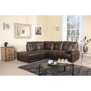 Sofá modular grande de cuero de alta calidad, conjunto seccional con reclinable y Diván, superventas - Product Image 5