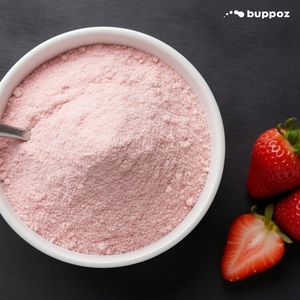 Poudre de thé au lait à la fraise, sac de 1 kg, Halal, HACCP, pour les boutiques de thé au lait et de bubble tea, OEM ODM - Product Image 3