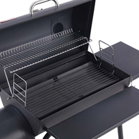 Barbecue à charbon de bois d'extérieur avec cadre en acier robuste et contrôle de température pour la vente en gros OEM et l'approvisionnement des restaurants