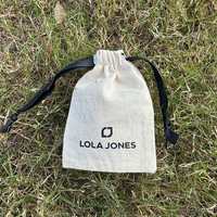 Sac en coton personnalisé avec cordon de serrage et poignée, imprimé à l'écran, pochette réutilisable et écologique pour le rangement domestique et les cadeaux promotionnels