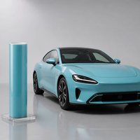 Film de protection de peinture (PPF) TPU auto-cicatrisant brillant pour voiture, couleur bleu brise marine, 1,52 m x 15 m, vente en gros