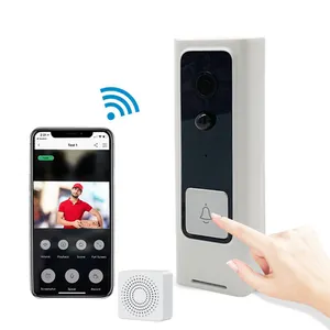 와이파이 비디오 인터콤 홈 스마트 무선 보안 초인종 도어 전화 시스템 HD 말하는 도어벨 카메라