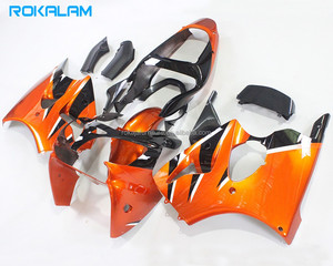 Carenados Naranja-Dorado para <span class=keywords><strong>Kawasaki</strong></span> <span class=keywords><strong>Ninja</strong></span> ZX-6R <span class=keywords><strong>2000</strong></span> 2001 2002 Kit de Carrocería de Motocicleta ZX6R 00 01 02 ZX636 <span class=keywords><strong>636</strong></span> Piezas de Repuesto ABS - Product Image 1