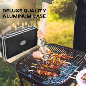 <b>Camping</b> BBQ Grill Set Stainless Steel 21pcs BBQ Tool Utensil with Case for Outdoor Cooking - Product Image 6