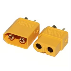 Conector Amos XT60H con Funda, Modelo Airjack, XT60H-F XT60H-M para Uso Automotriz - Product Image 1
