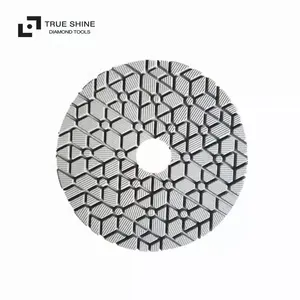 TRUE SHINE Hoch effizientes Polieren für Granit marmor ES und Fliesen mit flexiblem Diamant polier pad mit Klett verschluss