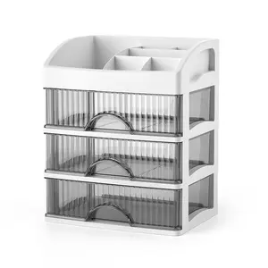 Choice Fun Desktop Grande Capacidade Prateleira Acrílico Gabinete Cosméticos Jóias Organizador Maquiagem Rotating Storage Box