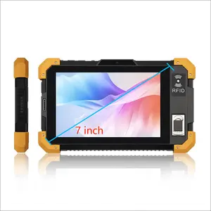 Oem Speciaal Ontworpen Industriële 7 Inch Robuuste Barcodescanner Android Tablet Nfc Wifi Tablet Met Gps Barcodegenerator