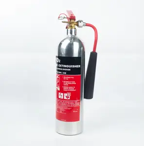 5KG co2 fire extinguisher alloy steel with CE EN3 LPCB approved factory price fire prevention co2 gas fire extinguisher