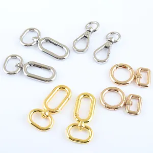 Guangdong Bag Hardware Accessories Metal Swivel Snap Hook Lobster Clasp For Handbag