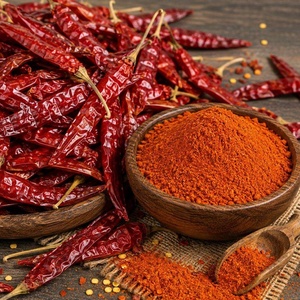 Piment rouge du Cachemire entier, couleur rouge intense, chaleur douce, saveur riche, qualité fraîche, approvisionnement en vrac pour applications culinaires - Product Image 4