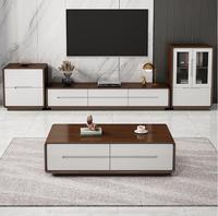 Soporte de TV de Estilo Simple Premium con Almacenamiento, Mueble de TV Moderno y Lujoso para Sala de Estar
