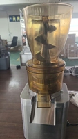 750W Commerciële Schroefpers Slow Juicer, RVS Koude Pers Sapcentrifuge voor Fruit en Groenten