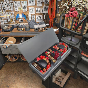 Vaderdagvormige Geschenkdoos-Zoete Bloem Charcuterie En Vulbare Chocolade Kartonnen 'Dad' Letter Mat Laminering Voedselveilig - Product Image 4