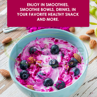 Healthife Gevriesdroogd Pitaya Poeder, Biologisch Gevriesdroogd Rood Drakenfruitpoeder