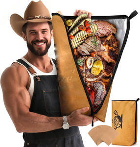 Bolsa para Ahumar Reutilizable de Boca Ancha, Aislada de 5 Capas, Ecológica, de Tyvek, Manta para Reposar Carne para Barbacoa, con Asas para Colgar, Ideal para Regalo de Cumpleaños - Product Image 4