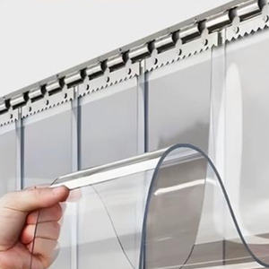 Barres plates en <span class=keywords><strong>PVC</strong></span> thermoformable à froid, moulées par extrusion, écologiques, durables, surface brillante, profilés en plastique pour utilisation en supermarché - Product Image 1