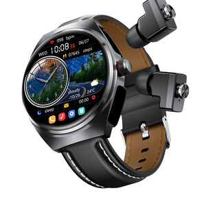 CM-GT95 bán chạy nhất TWS tai nghe & thể thao xem 2-in-1 IP67 không thấm nước Dây đeo da không dây sạc Heart Rate giám sát - Product Image 2