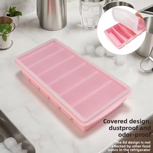 <span class=keywords><strong>Moule</strong></span> à glaçons en silicone de qualité alimentaire personnalisé, 4 ou 6 compartiments, réutilisable, pour usage commercial et domestique, pour whisky et <span class=keywords><strong>beurre</strong></span> - Product Image 5