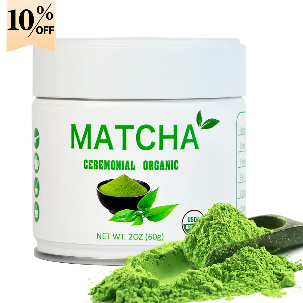 Chinaherbes Private Label matcha cerimoniale di grado macha in polvere cerimonia matcha tè verde biologico giappone