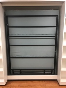 Diy Murphy Staal Muur Beta Bed Verborgen Bed Lente Mechanisme Hardware Kit Opvouwbaar Systeem Met BC-1 Bibliotheek Bed Draaibare Boekenkasten - Product Image 6