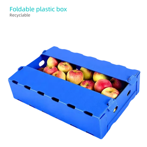 Conception de verrouillage sécurisé Caisse pliable et réutilisable en PP de 3mm d'épaisseur Boîte de transport pliable avec <span class=keywords><strong>service</strong></span> de traitement de coupe - Product Image 6