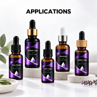 Étiquettes adhésives personnalisées en papier cosmétique, impression couleur, découpe, finition mate, étiquettes en rouleau pour flacons compte-gouttes