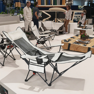 Rangement facile léger en aluminium pour le camping en plein air Chaise longue pliante réglable Portable Recliner Oxford Outdoor Furniture - Product Image 3