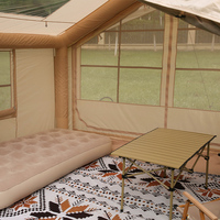 Tente pneumatique légère en gros, tente gonflable portable grande capacité pour le camping en famille, la randonnée, la pêche, la plage et les activités de plein air