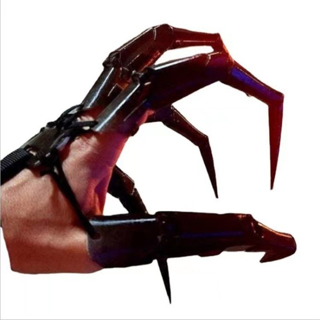 Hot Selling Creative 3d Halloween Party Decoration Witch Ghost Toys Scary Skeleton Hand Gloves Finger
