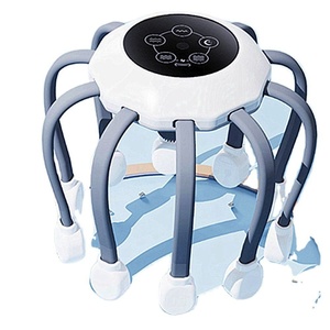 Masajeador de Cabeza Inalámbrico Recargable con Vibración de 360 Grados para Relajación de Cuerpo Completo, Circulación Sanguínea y Descompresión - Product Image 1