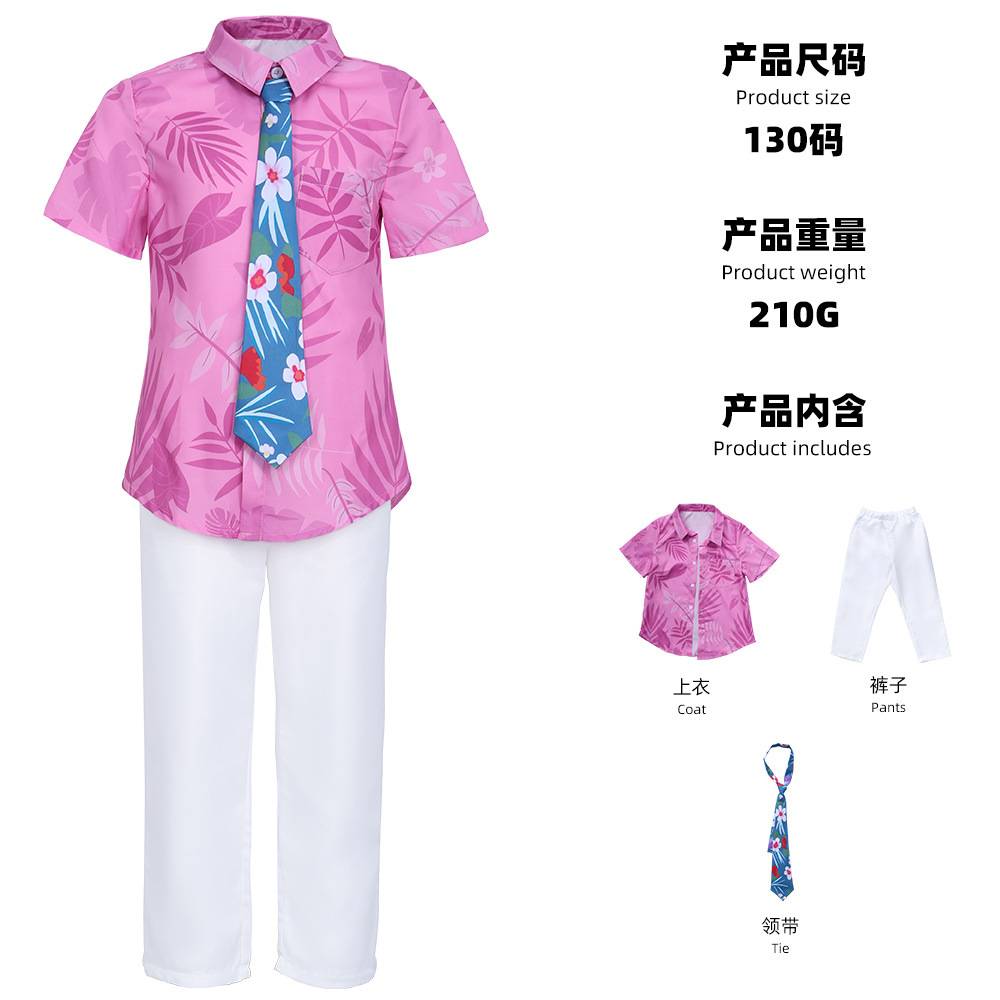 Nick the Fox (pink shirt, trousers, tie)