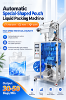 Machine d'emballage automatique à 3 voies pour sachets de poudre alimentaire, lait en poudre, café en poudre et protéines