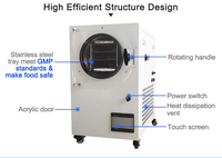 Factory Manufacturer Lyophilizer Vacuum Automatic Food Home Freeze Dryer
