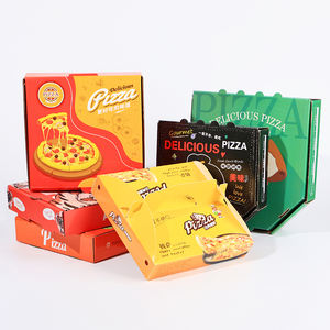 Usine de boîtes à <span class=keywords><strong>pizza</strong></span> en Chine Boîte à <span class=keywords><strong>pizza</strong></span> en papier de haute qualité en gros de papier sulfurisé Boîte en carton de livraison de pizzas à emporter - Product Image 6