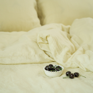 Draps de lit en lin girly, literie en lin, ensemble de draps Queen, ensemble de housses de couette 5 étoiles, literie en lin - Product Image 6